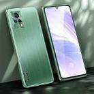 For vivo S9e Brushed Texture Shockproof Phone Case(Matcha Green) - 1