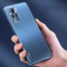 For vivo S9e Brushed Texture Shockproof Phone Case(Black) - 6