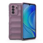 For Huawei Enjoy 50 4G / Nova Y70 Magic Shield TPU + Flannel Phone Case(Purple) - 1