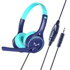 SOYTO SY-G30 Wired Noise Cancelling Ergonomic Gaming Headset, Interface:3.5mm(Blue Cyan) - 1