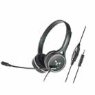 SOYTO SY-G30C Long Microphone Wired Noise Cancelling Ergonomic Gaming Headset, Interface:3.5mm(Black) - 1