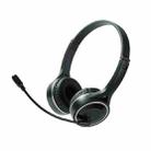 SOYTO SY-T30C Long Microphone Bluetooth Wireless Noise Cancelling Ergonomic Gaming Headset(Black) - 1