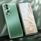 For Honor 70 Pro Brushed Texture Shockproof Phone Case(Matcha Green) - 1