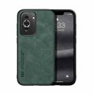 For Huawei Nova 10 Pro Skin Feel Magnetic Leather Back Phone Case(Green) - 1