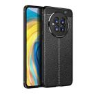 For Huawei Mate 50 Litchi Texture TPU Shockproof Phone Case(Black) - 1