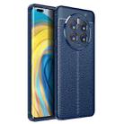 For Huawei Mate 50 Pro Litchi Texture TPU Shockproof Phone Case(Blue) - 1
