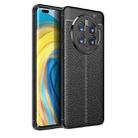 For Huawei Mate 50 Pro Litchi Texture TPU Shockproof Phone Case(Black) - 1