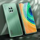 For Huawei Mate 30 Pro Brushed Texture Shockproof Phone Case(Matcha Green) - 1