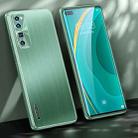 For Huawei nova 7 Pro 5G Brushed Texture Shockproof Phone Case(Matcha Green) - 1