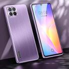 For Huawei nova 8 SE Brushed Texture Shockproof Phone Case(Light Purple) - 1