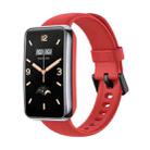 For Xiaomi Mi Band 7 Pro Solid Color TPU Watch Band(Red) - 1