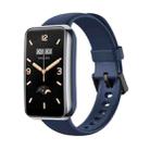 For Xiaomi Mi Band 7 Pro Solid Color TPU Watch Band(Dark Blue) - 1