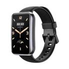 For Xiaomi Mi Band 7 Pro Solid Color TPU Watch Band(Black) - 1