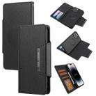 For iPhone 14 Pro Max Separable Magnetic Leather Case (Black) - 1