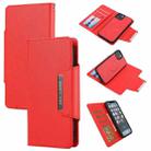 For iPhone 14 Plus Separable Magnetic Leather Case (Red) - 1