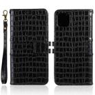 For iPhone 14 Pro Max Crocodile Texture Leather Phone Case (Black) - 1