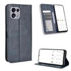 For TONE E22 Magnetic Buckle Retro Texture Leather Phone Case(Blue) - 1