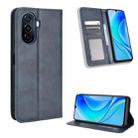 For Huawei nova Y70 / nova Y70 Plus Magnetic Buckle Retro Texture Leather Phone Case(Blue) - 1