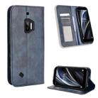 For Oukitel WP12 / WP12 Pro Magnetic Buckle Retro Texture Leather Phone Case(Blue) - 1