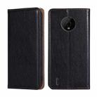 For Nokia C200 Gloss Oil Solid Color Magnetic Flip Leather Phone Case(Black) - 1