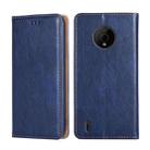 For Nokia C200 Gloss Oil Solid Color Magnetic Flip Leather Phone Case(Blue) - 1