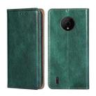 For Nokia C200 Gloss Oil Solid Color Magnetic Flip Leather Phone Case(Green) - 1