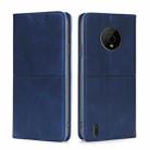 For Nokia C200 Cow Texture Magnetic Horizontal Flip Leather Phone Case(Blue) - 1
