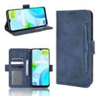 For Realme C30 4G Skin Feel Calf Texture Card Slots Leather Phone Case(Blue) - 1