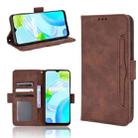 For Realme C30 4G Skin Feel Calf Texture Card Slots Leather Phone Case(Brown) - 1