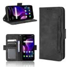 For TCL 30Z Skin Feel Calf Texture Card Slots Leather Phone Case(Black) - 1