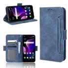 For TCL 30Z Skin Feel Calf Texture Card Slots Leather Phone Case(Blue) - 1