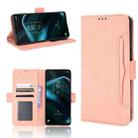 For TCL Stylus 5G Skin Feel Calf Texture Card Slots Leather Phone Case(Pink) - 1