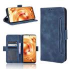 For vivo X80 Pro 5G Skin Feel Calf Texture Card Slots Leather Phone Case(Blue) - 1