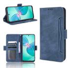 For Infinix Hot 12 Play Skin Feel Calf Texture Card Slots Leather Phone Case(Blue) - 1