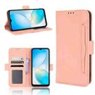 For Infinix Hot 12i Skin Feel Calf Texture Card Slots Leather Phone Case(Pink) - 1