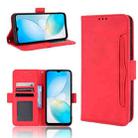 For Infinix Hot 12i Skin Feel Calf Texture Card Slots Leather Phone Case(Red) - 1