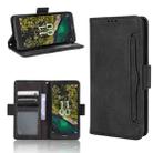 For Nokia C100 Skin Feel Calf Texture Card Slots Leather Phone Case(Black) - 1