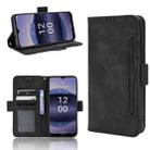 For Nokia G11 Plus Skin Feel Calf Texture Card Slots Leather Phone Case(Black) - 1