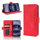 For Nokia G11 Plus Skin Feel Calf Texture Card Slots Leather Phone Case(Red) - 1