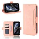 For Oukitel WP12 / WP12 Pro Skin Feel Calf Texture Card Slots Leather Phone Case(Pink) - 1