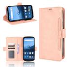 For Oukitel WP16 Skin Feel Calf Texture Card Slots Leather Phone Case(Pink) - 1
