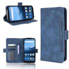 For Oukitel WP16 Skin Feel Calf Texture Card Slots Leather Phone Case(Blue) - 1