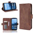 For Oukitel WP16 Skin Feel Calf Texture Card Slots Leather Phone Case(Brown) - 1