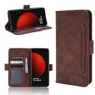 For Xiaomi 12S Ultra Skin Feel Calf Texture Card Slots Leather Phone Case(Brown) - 1