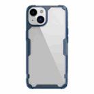 For iPhone 14 NILLKIN Ultra Clear PC + TPU Phone Case (Blue) - 1