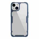 For iPhone 14 Plus NILLKIN Ultra Clear PC + TPU Phone Case (Blue) - 1