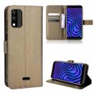 For BLU C5 Max 2022 Diamond Texture Leather Phone Case(Brown) - 1