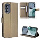 For Motorola Moto G62 5G Diamond Texture Leather Phone Case(Brown) - 1