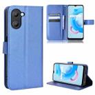 For Realme V20 5G Diamond Texture Leather Phone Case(Blue) - 1