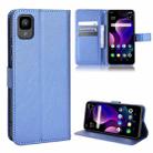 For TCL 30Z Diamond Texture Leather Phone Case(Blue) - 1